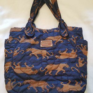 Marc Jacobs Nylon Panther Print Tote